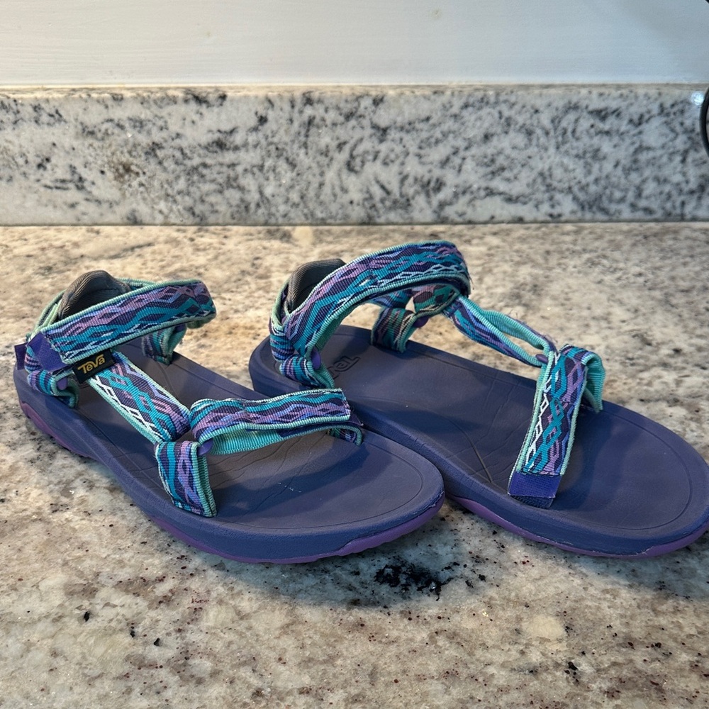 Teva Women's Blue and Purple Sandals